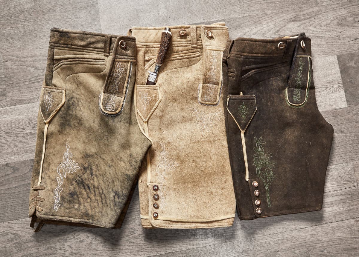 Hirschlederhose Leder Ritsch